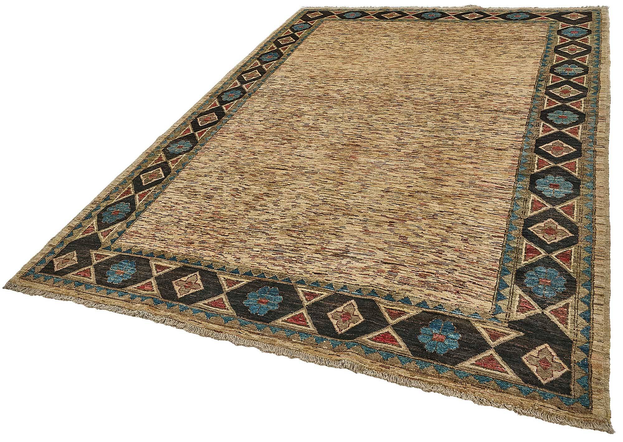 Turkish Handknotted Wool Oushak Rug 202 cm x 304 cm