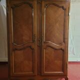 Cherry veneered wardrobe