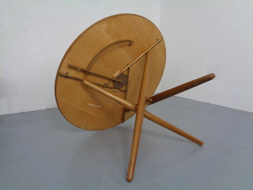 Adjustable Table by Jürg Bally for Wohnhilfe, Switzerland, 1950s