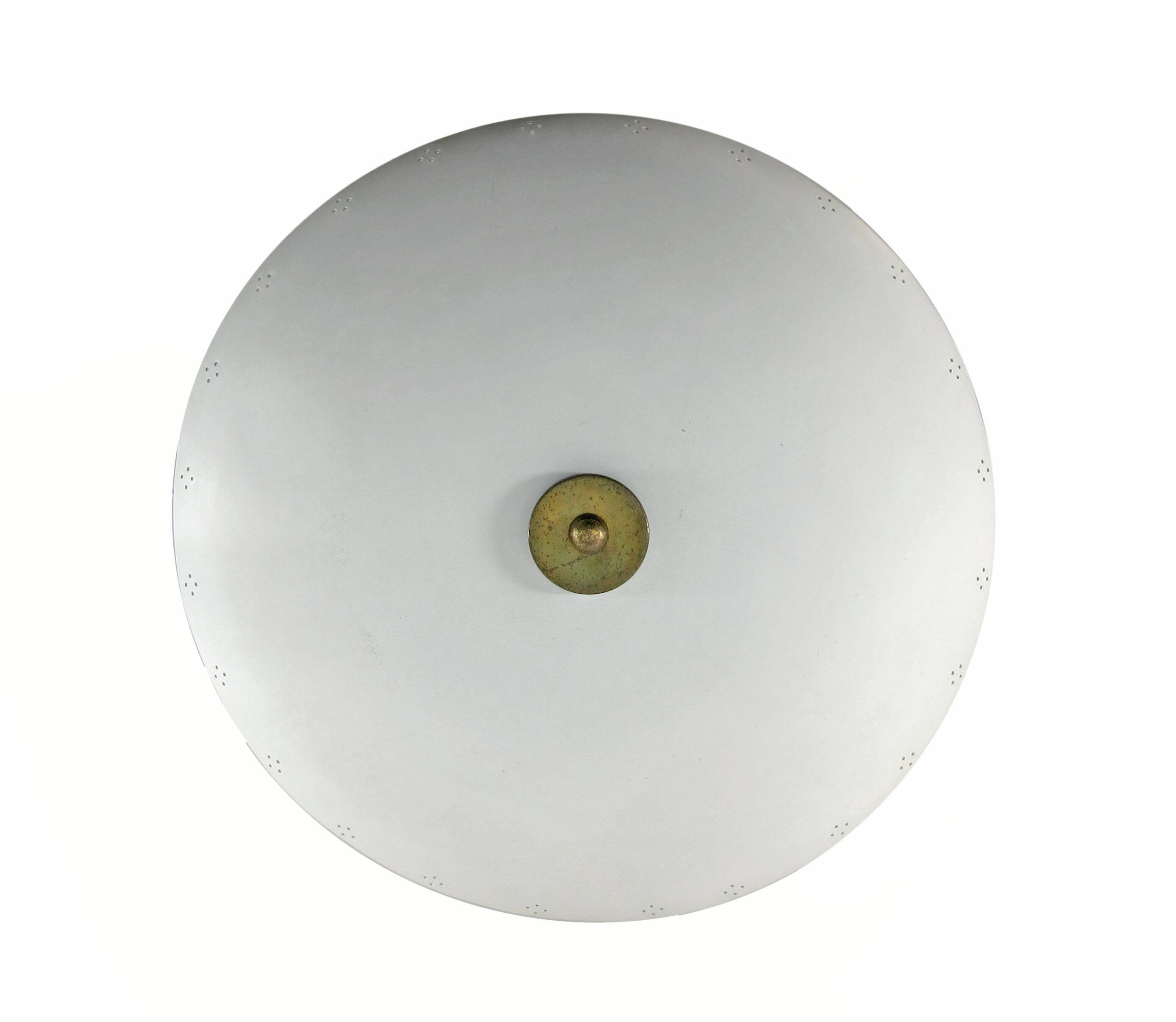 Super Rare 1950s Italian Reversed Umbrella Ceiling Lamp – Gino Sarfatti Sty