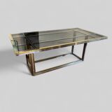 Important Dining Table by Romeo Rega, Italian Design Circa 197