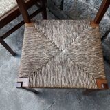 Set of 3 chairs and 2 Scandinavian stools