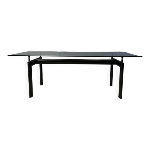 Table à manger vintage LC6 de Le Corbusier pour Cassina, années 1990.