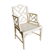 Armrest chair faux bamboo