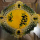 Ceramic plate Vallauris - Pierced decoration Olives - 1950s