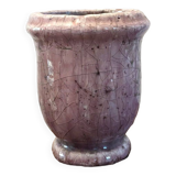 Vase en céramique émaillé violet clair