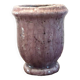 Vase en céramique émaillé violet clair