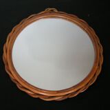 Round rattan mirror 29 cm