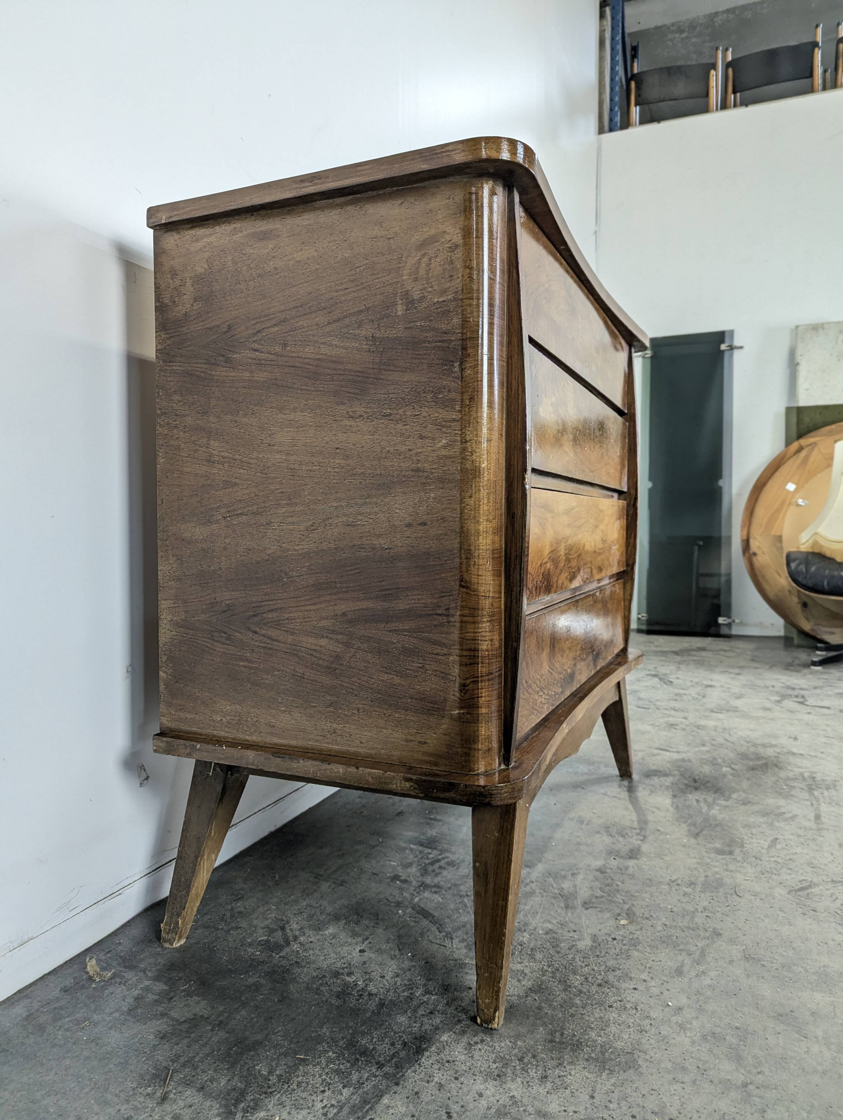 Reconstruction period mahogany commode