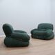 Pair of vintage armchairs by Adriano Piazzesi, Okay Collection 1970