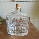 Old glass and cork bottle