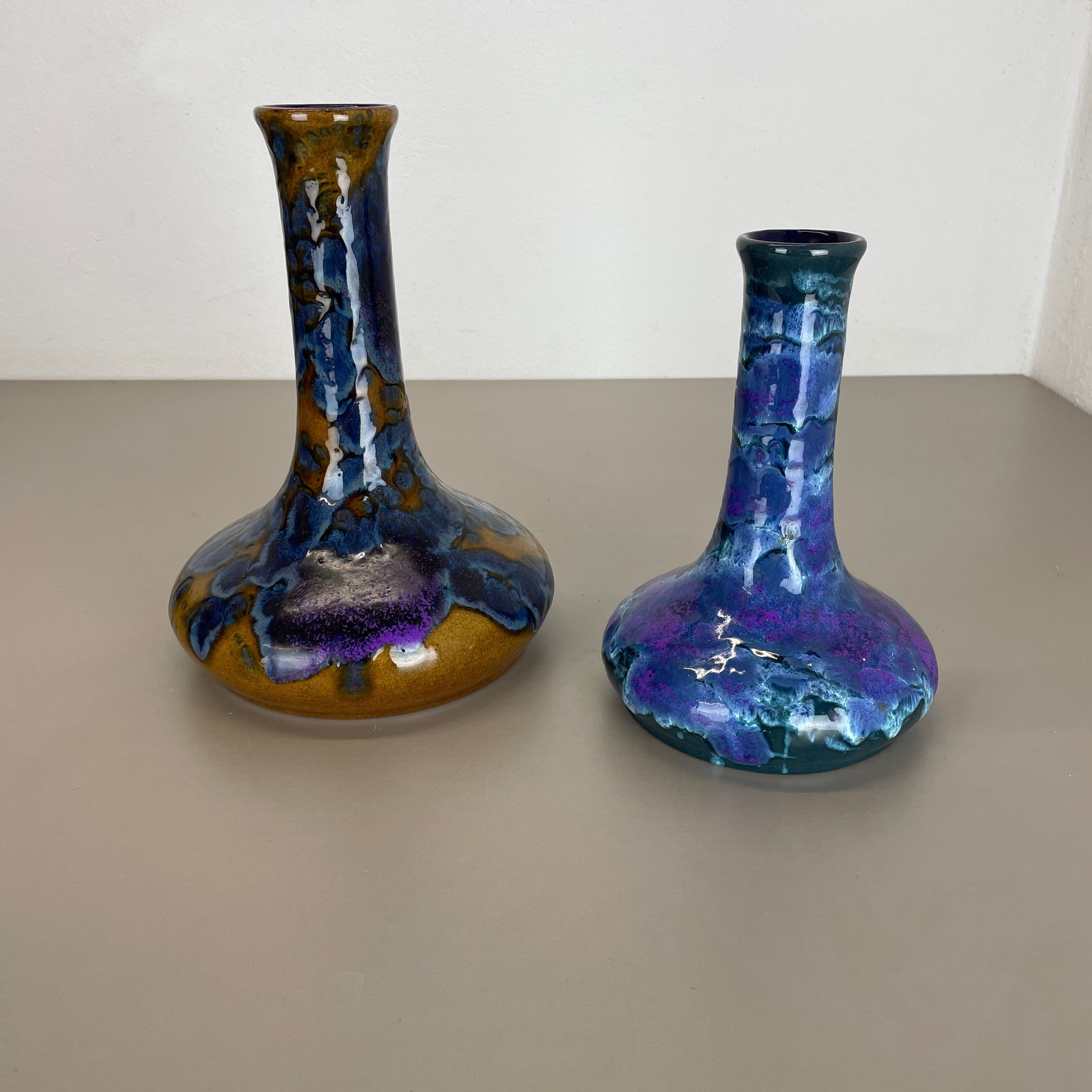 Set of 2 ceramic vases, Marei Ceramics, Germany, 1970s