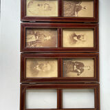 1800’s wooden foldable picture frame