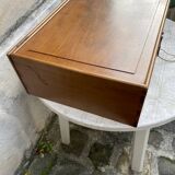 Suitcase / trunk with compartments in cherry wood