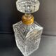 Alcohol decanter in blown and cut crystal Empire style XXth