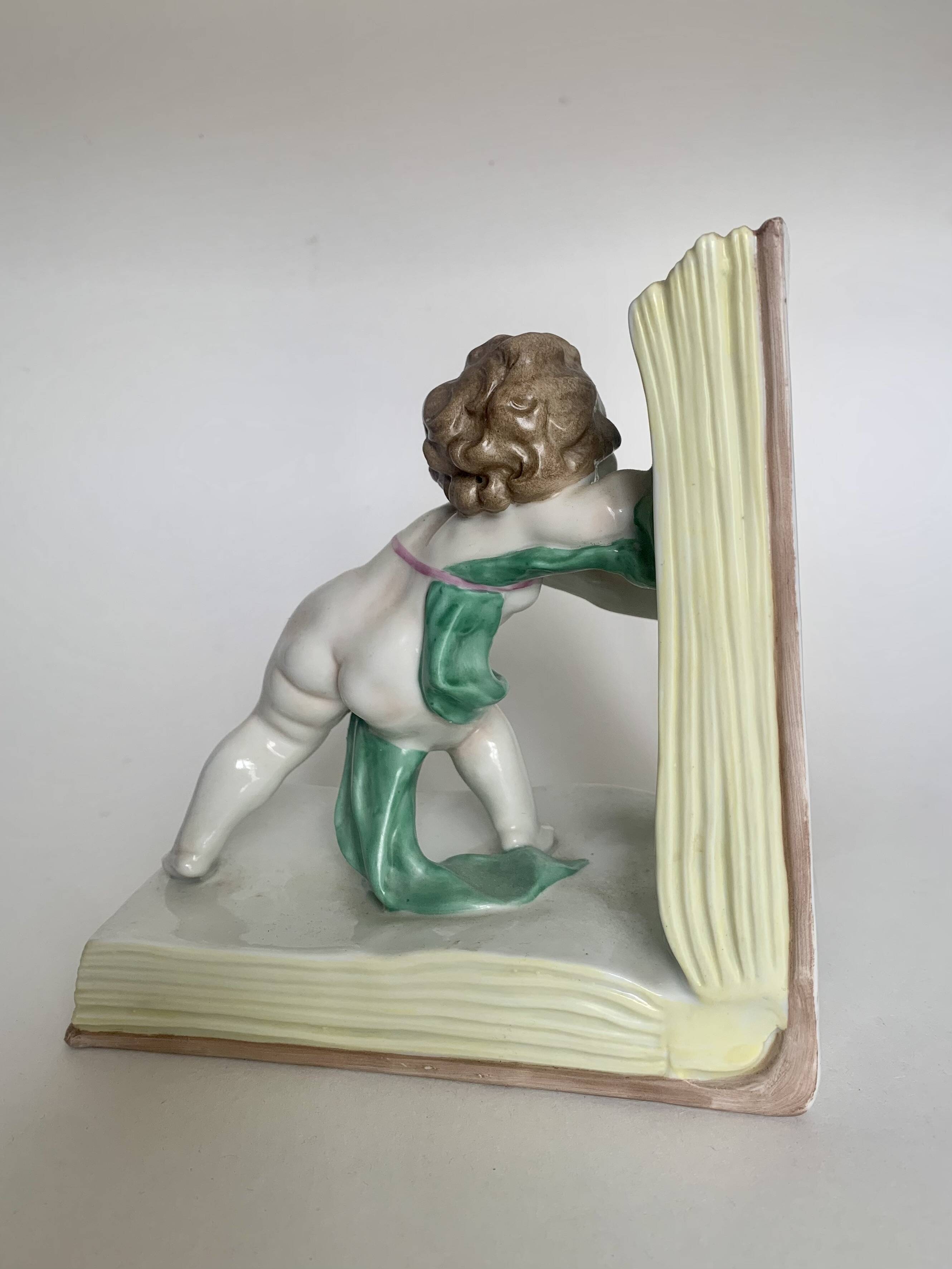 Porcelain Bookend  Scheibe-Alsbach, Germany