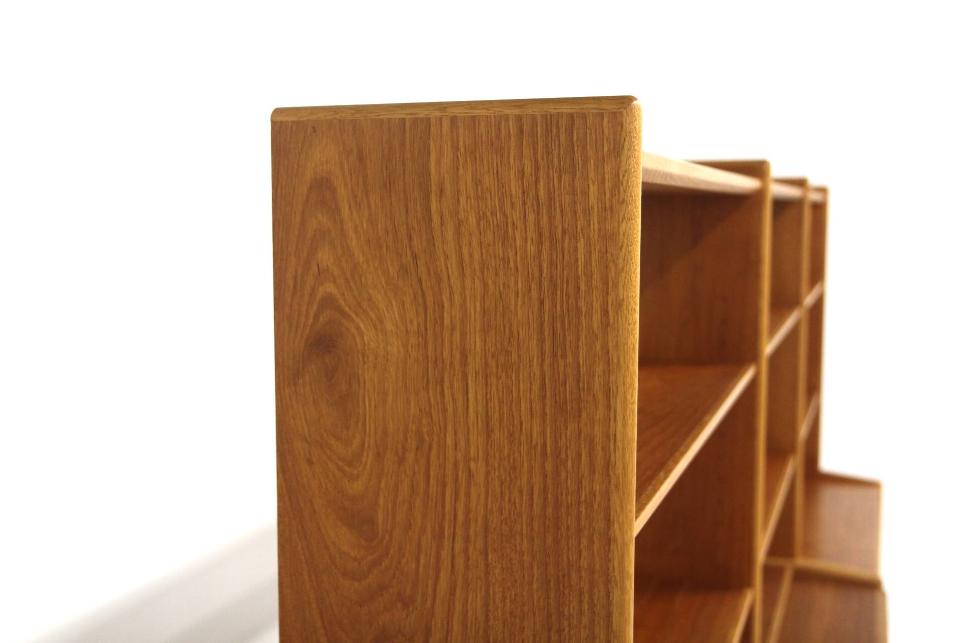 Scandinavian "Triple" teak bookcase, Breo, Oderljunga, Sweden, 1960