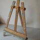 Old artist painter easel painting board holder wooden canvas 66 cm