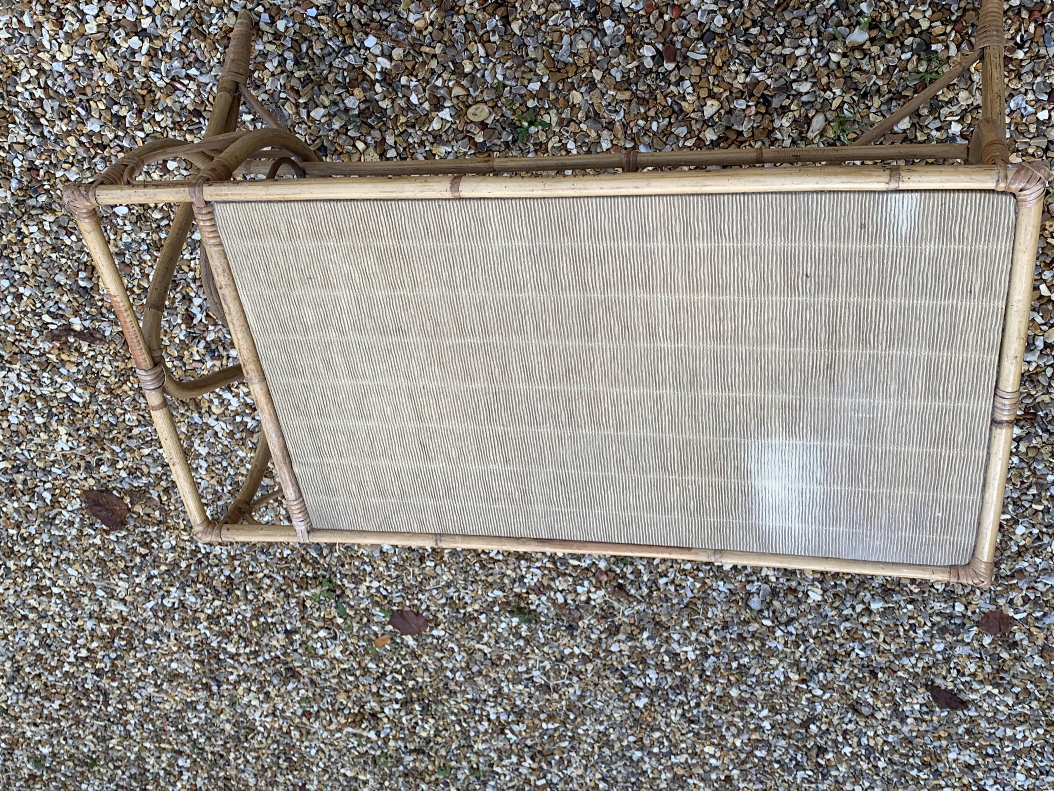 Rectangular coffee table door reviews in vintage rattan and wicker