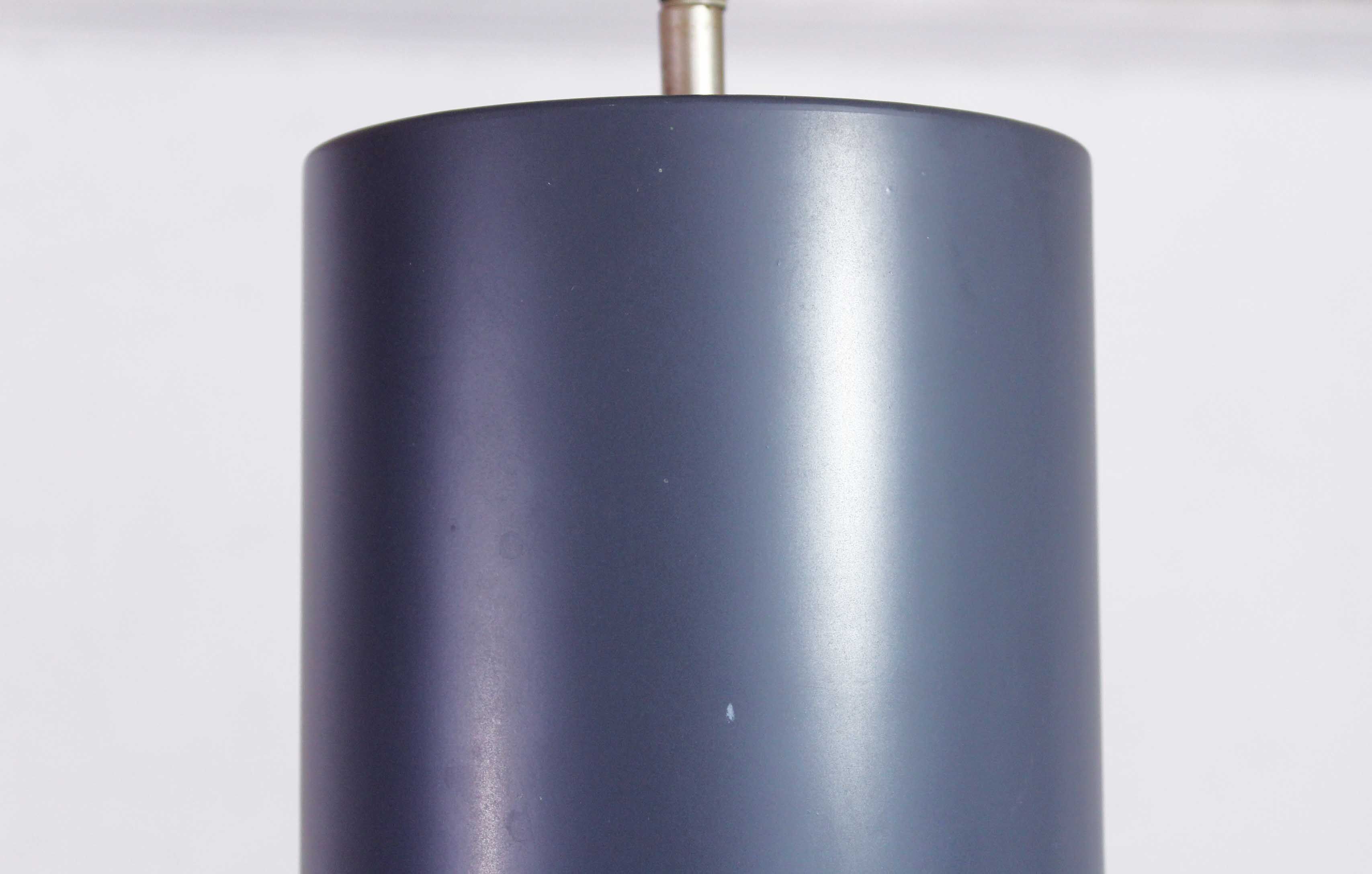Willa suspension lamp in glass and metal