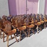 Set of 48 mountain chairs 1950