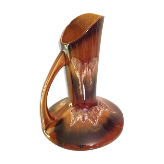 Jug with handle ceramic sarreguemines