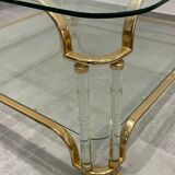 Coffee table Hollywood Regency, Italian of the 70s