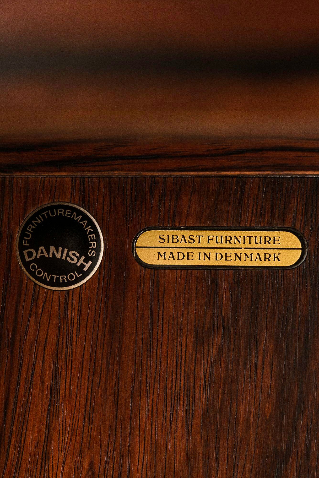 Executive desk in rosewood by Arne Vodder for Sibast Møbler