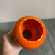 Orange ceramic vase, 1970s