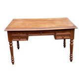 Louis XVI desk in solid oak from the 19th century.