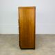 Art Deco work cabinet with drawers, in oak, chest of drawers format.