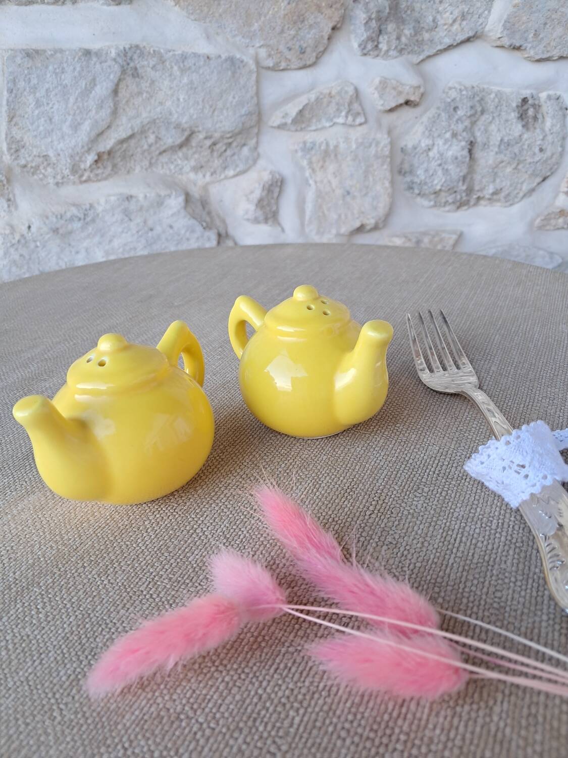 Vintage salt and pepper shakers