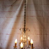Baroque chandelier with crystal tassels