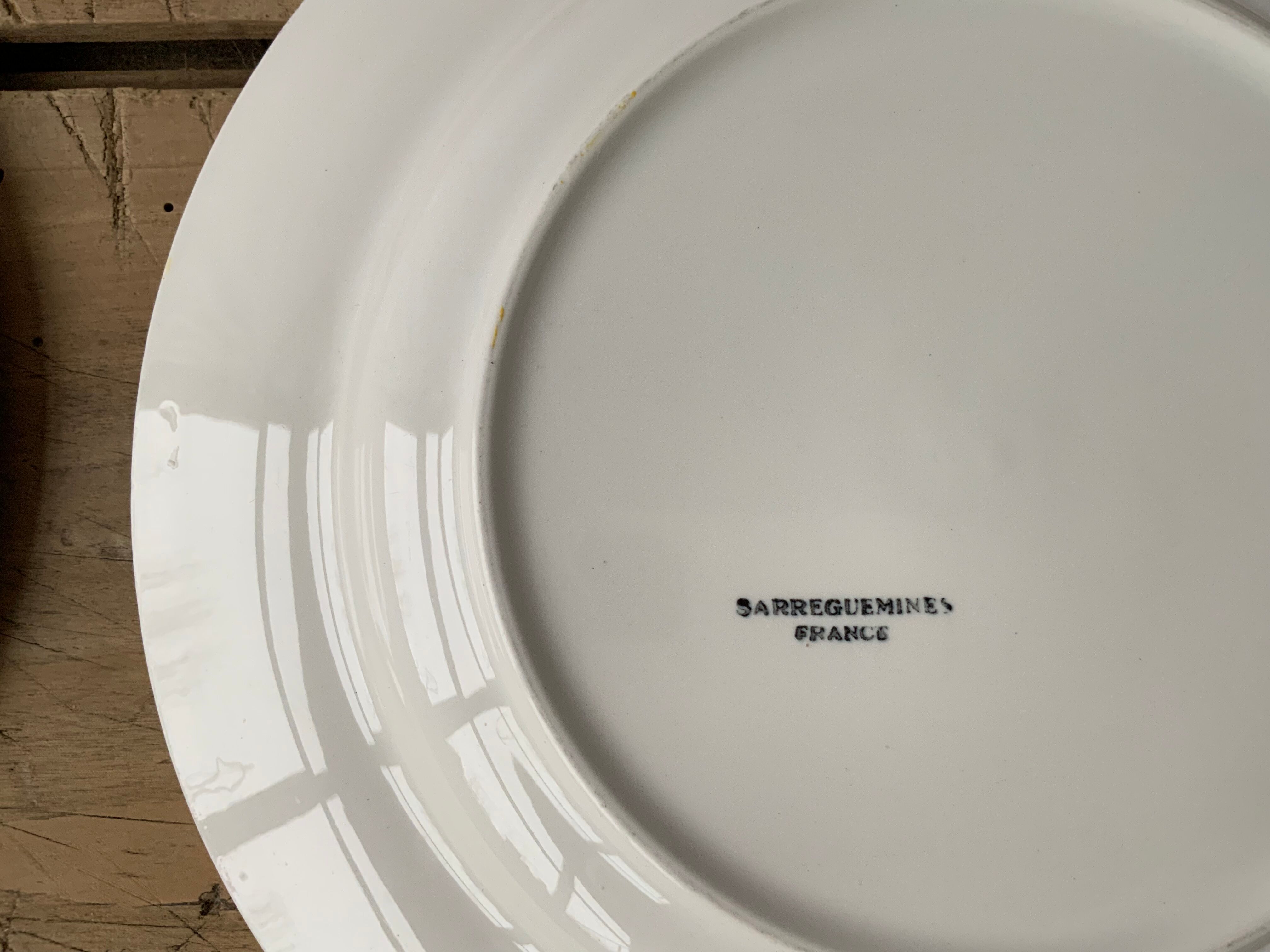 Vintage checkered plates