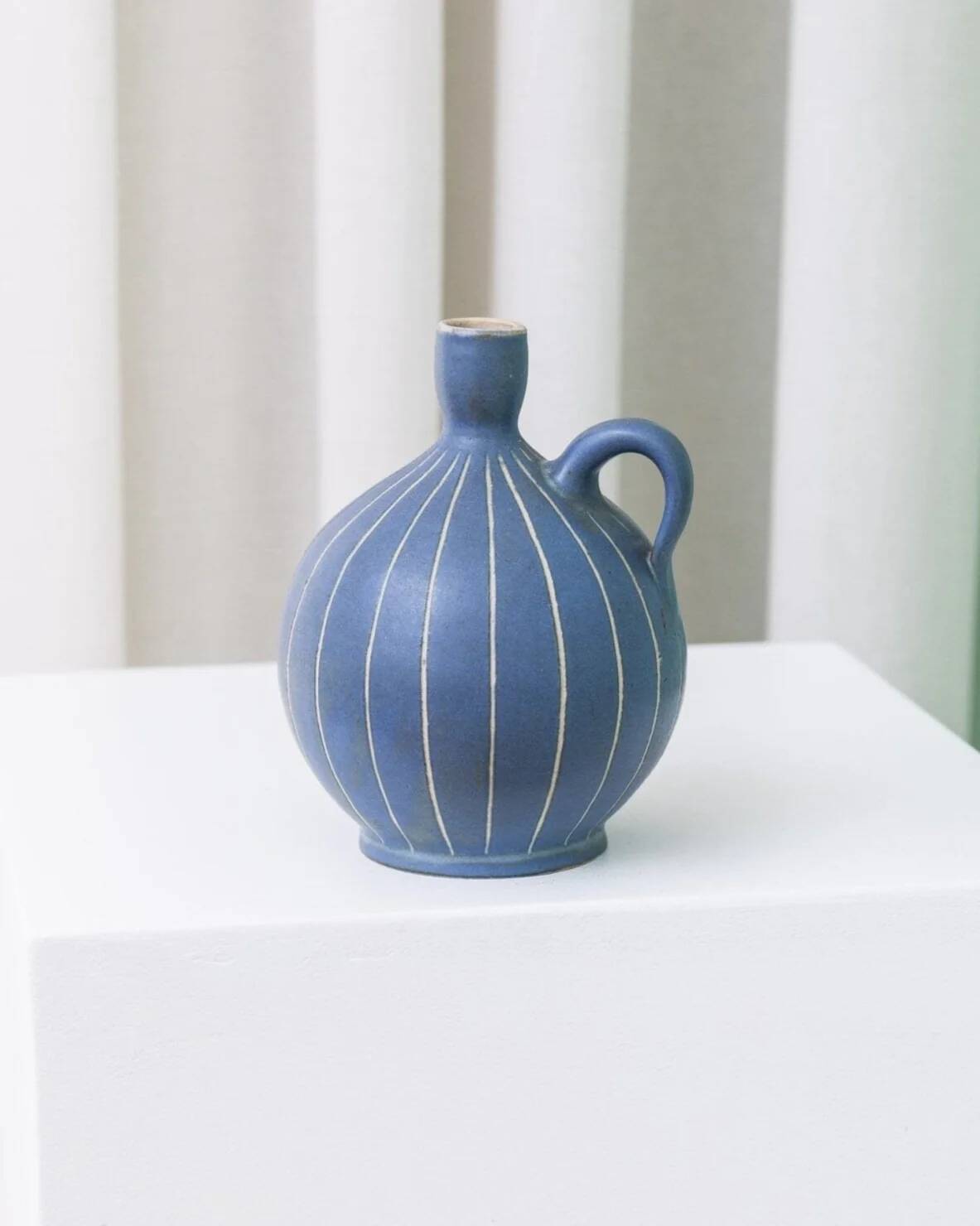 Vintage vase - Carl Fischer for PGH Bürgel - Mid-Century ceramic - 1960s