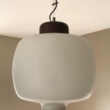 Suspension opaline and teak 60s