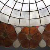 Mother-of-pearl shell pendant light Floral decor