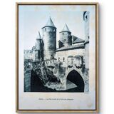 Heliogravure of Metz, vintage printed in 1926.