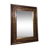 Golden polychrome mirror