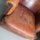 Fauteuil Club Vintage en Cuir Couleur Cognac, Pays-Bas, Set de 2