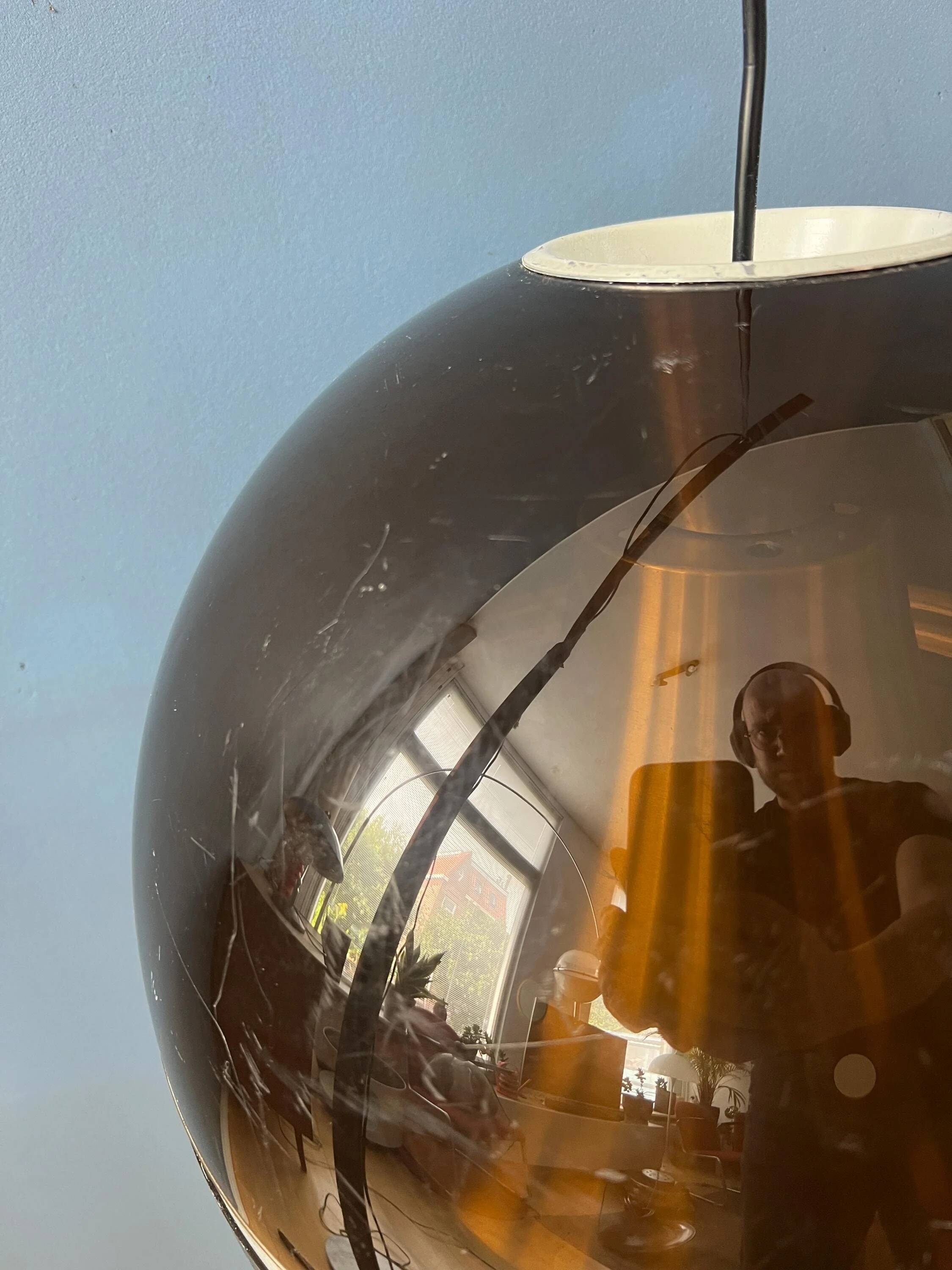 Grande suspension "Dome" Space Age "Flying Saucer" par Dijkstra