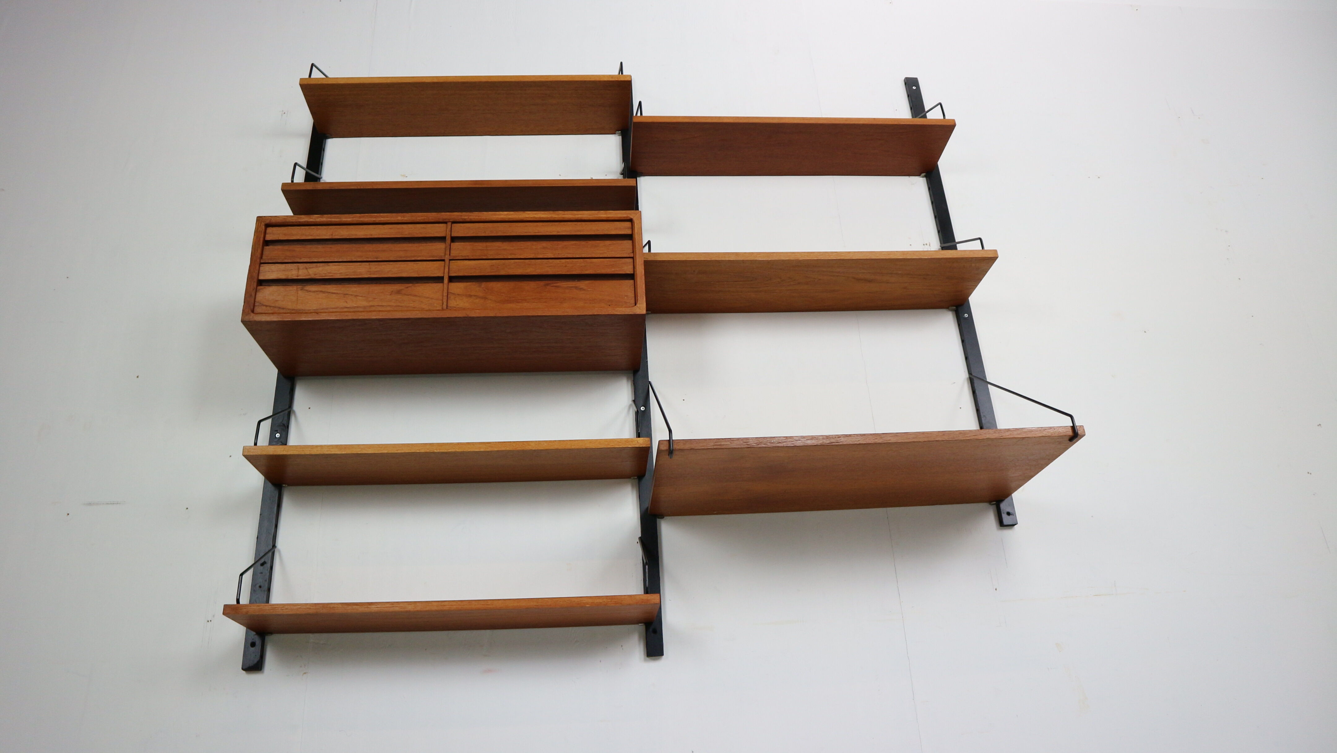 Poul Cadovius for Cado Danish Modern Teak Wall Unit Shelving, 1960