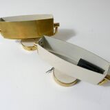 Pair of Jacques Biny mid-century design wall sconces