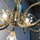 Austrian flower chandelier by Emil Stejnar for Rupert Nikoll, Vienna, Austria, 1950s.