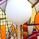 Vintage Dutch design Globe floor lamp 1980