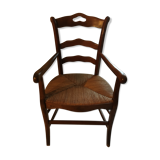 Solid cherry armchair