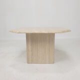 Italian Travertine Coffee Table, 1980's