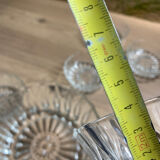 Fruit salad service - salad bowl and 5 glass ramekins