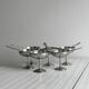 6 Letang Remy stainless steel footed cups
