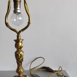 Lampe de chevet tripode en bronze